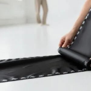 Black English Satin